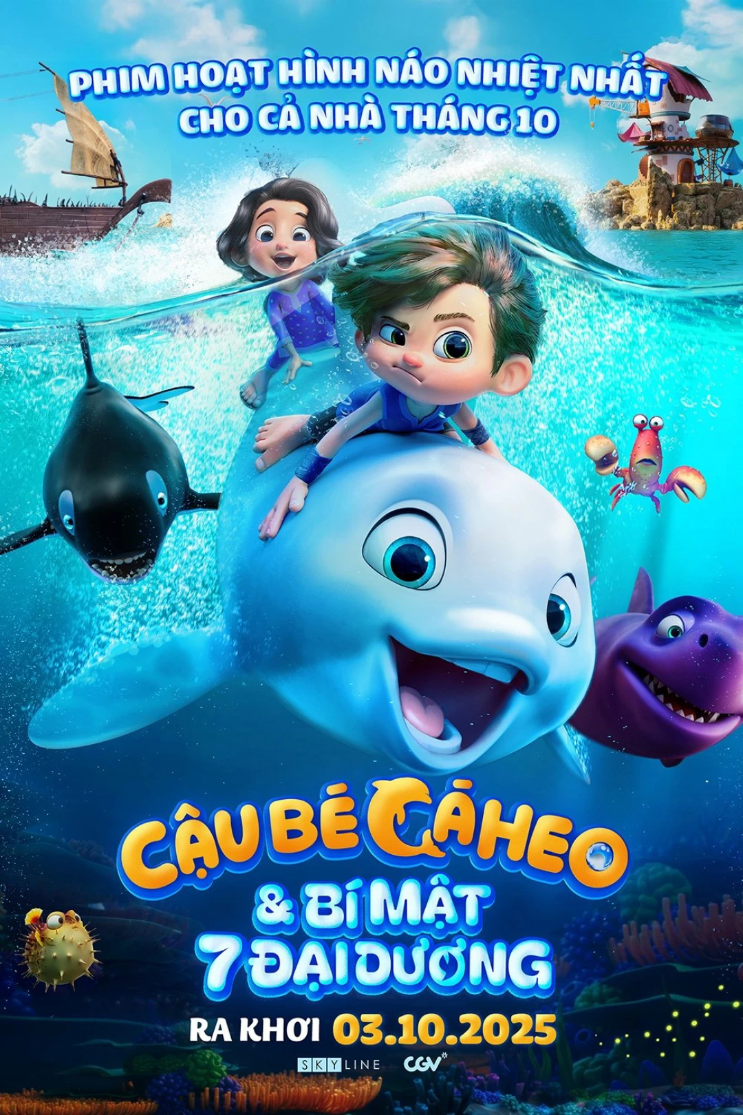 Cậu Bé Cá Heo: Bí Mật 7 Đại Dương
